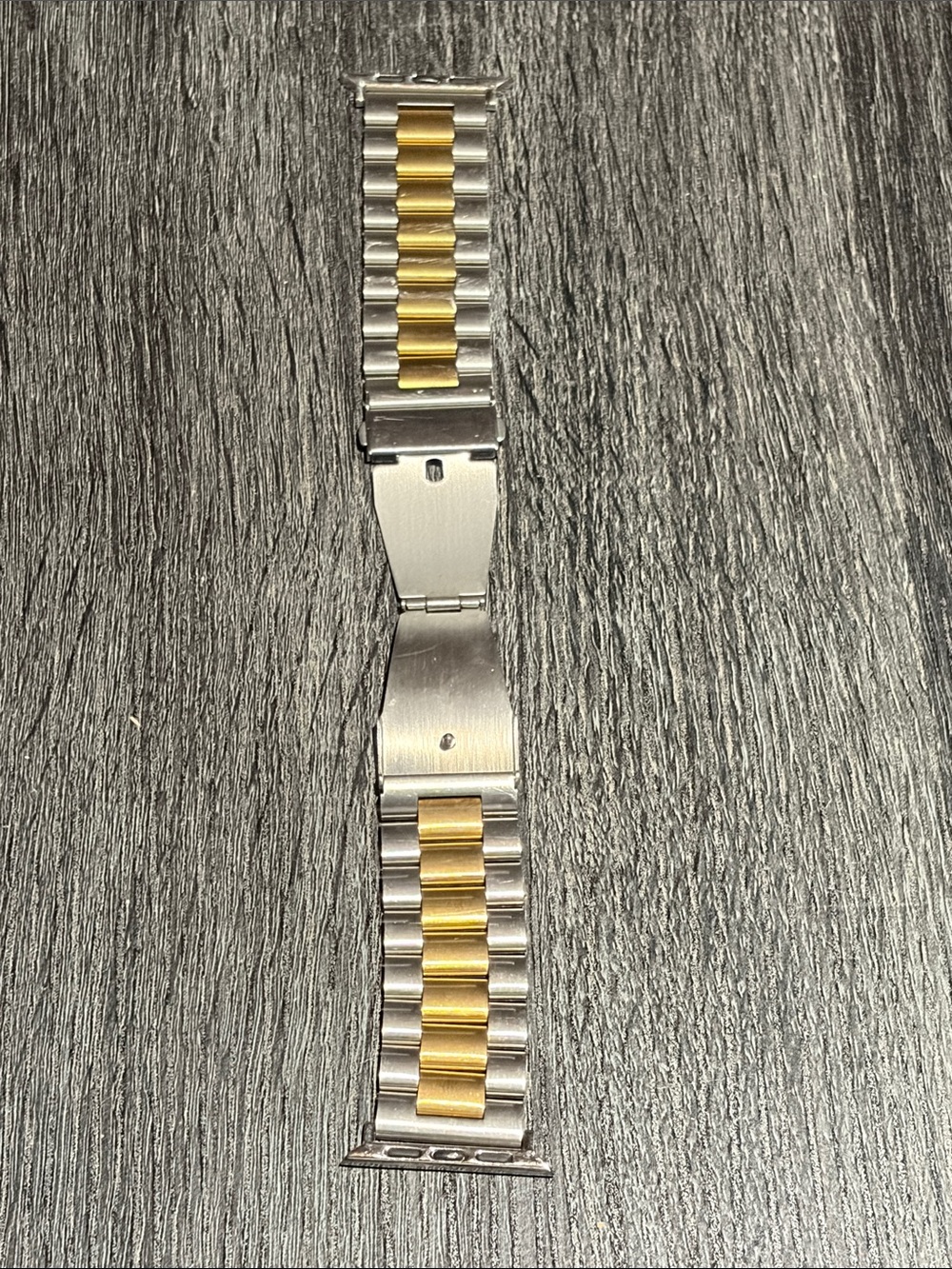 Apple Watch Two-Tone Stainless Steel Band (Silver & Gold)
